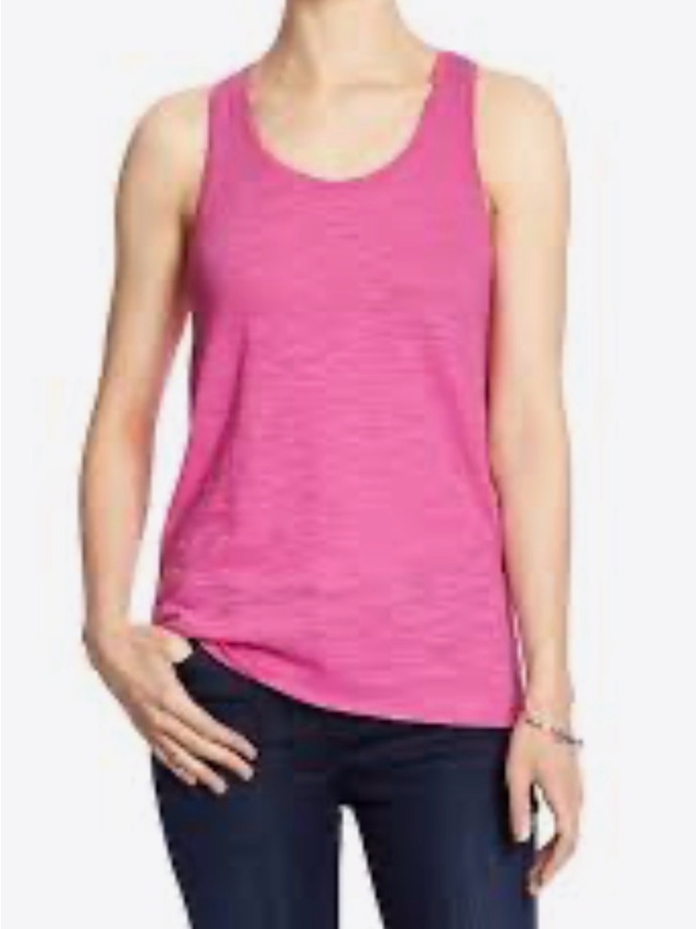 Velvet by Graham & Spencer Pink Scoop Neck Tank